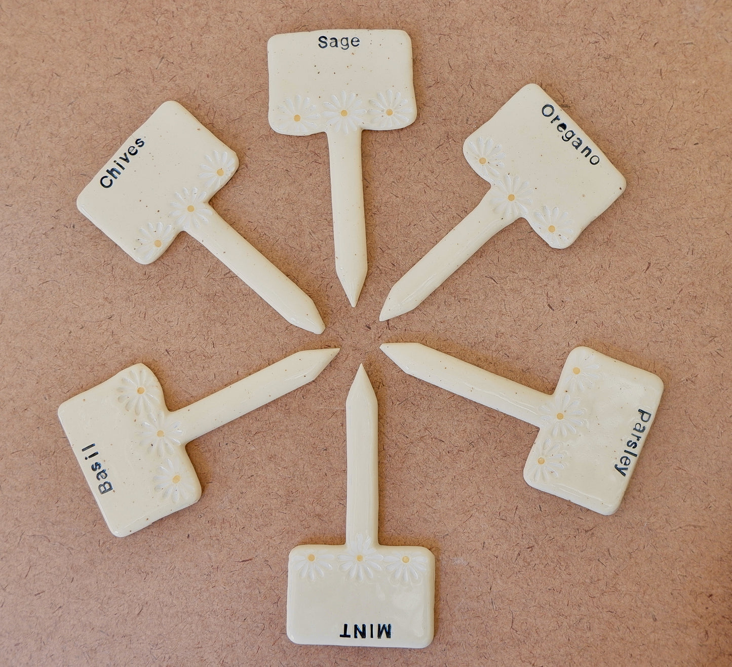 Ceramic Herb Markers