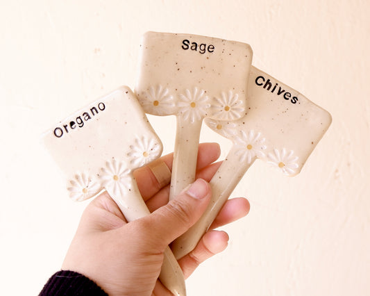 Ceramic Herb Markers